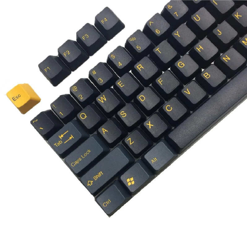 Tai-Hao 104 Keys-Double Shot Keycap + 1 Keys Puller - Batman - أكسسوار لوحة مفاتيح